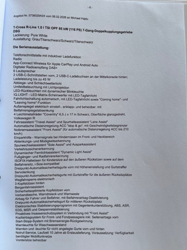 Leasingübernahme cross - vw, t-cross